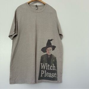 Witch Please short sleeved tee XXL gray